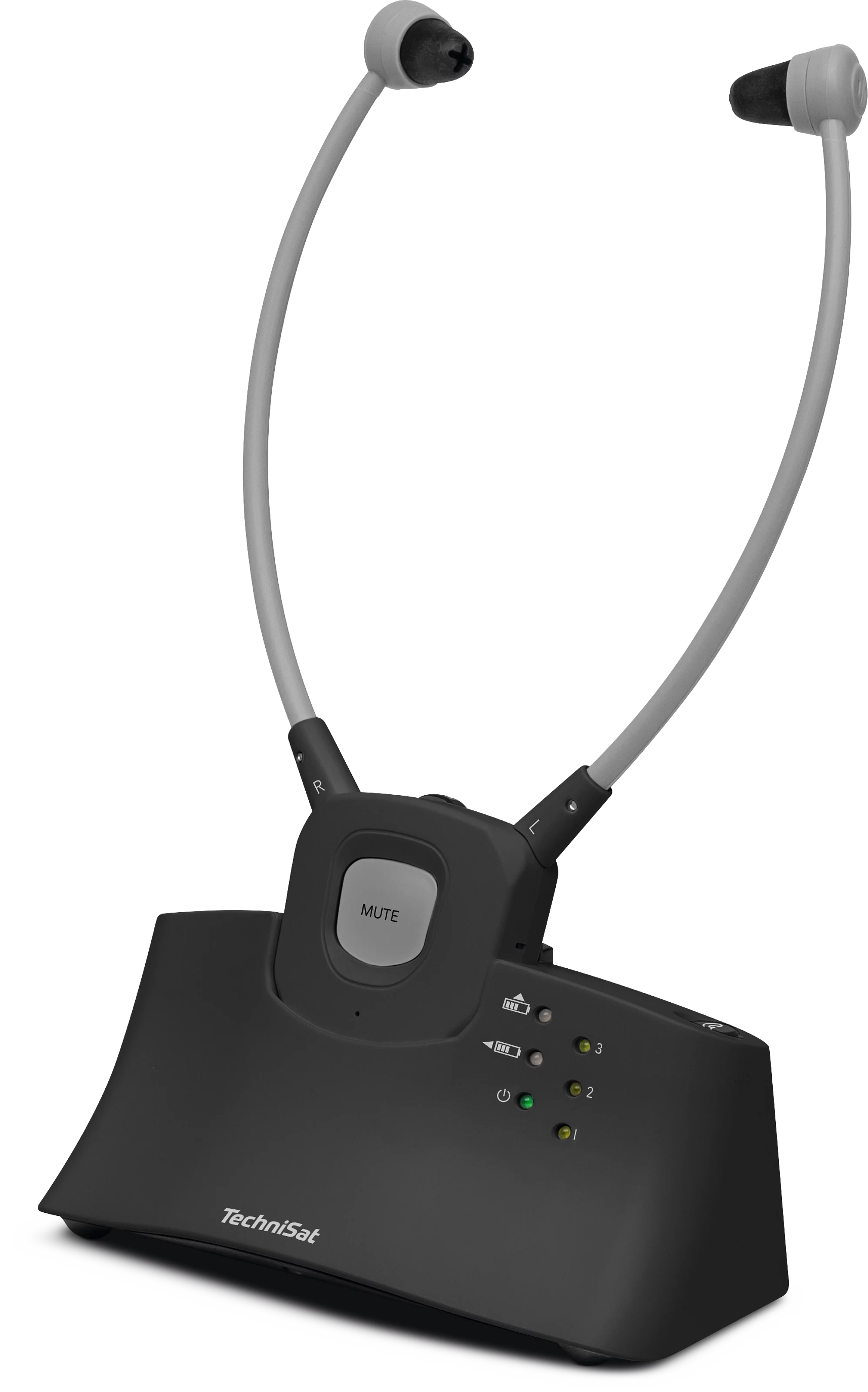 TechniSat 0001/9130 - Kabelloser Stereo-Funkkopfhörer für Fernseher