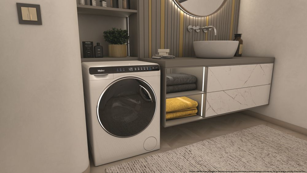 HAIER HW50BP12307 - Haier Slim Waschmaschine 5kg mit WiFi