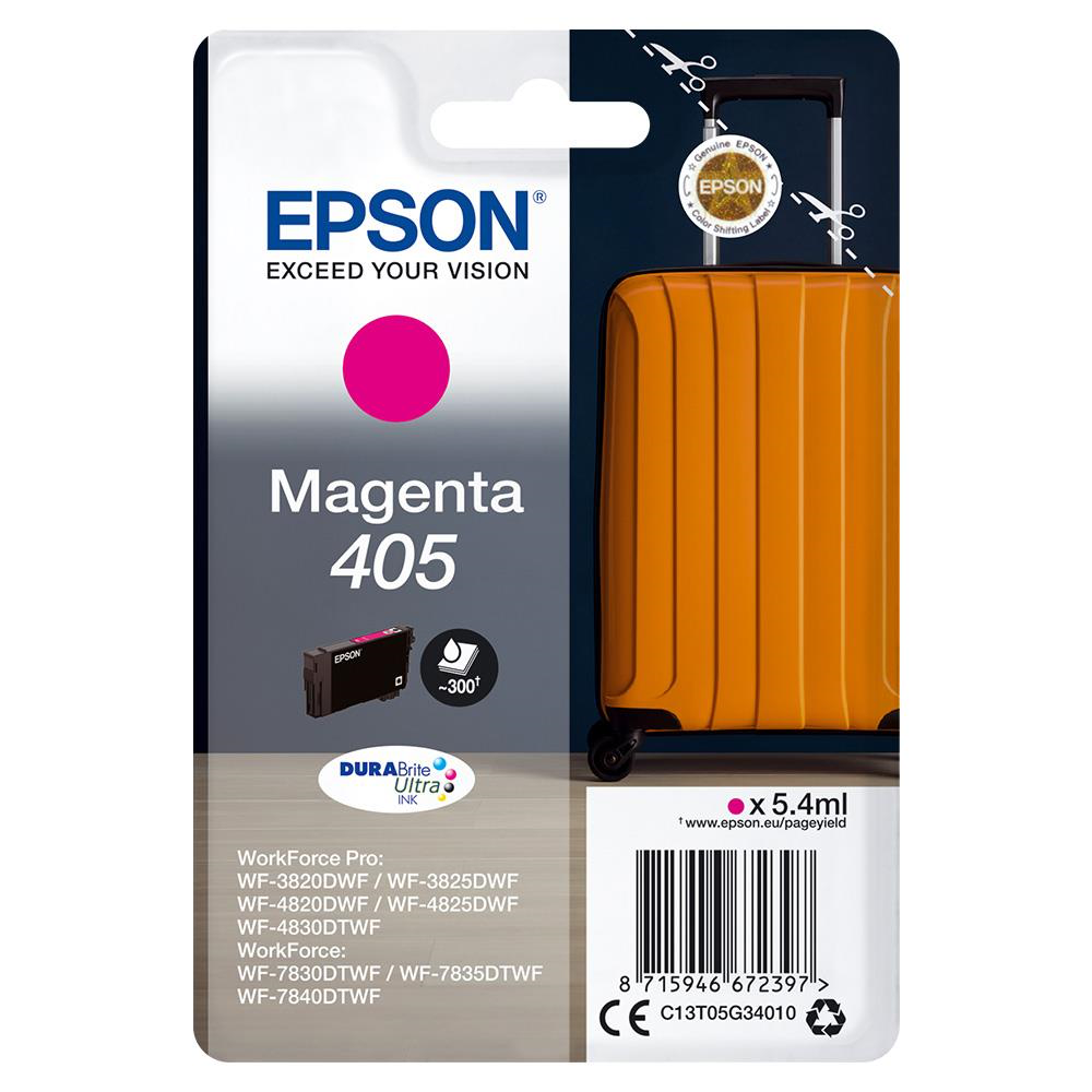 EPSON C13T05G34020 - Tintenpatrone Epson Magenta 405