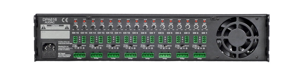 AUDAC DPA616 - DPA616 16-Kanal Class-D Verstärker