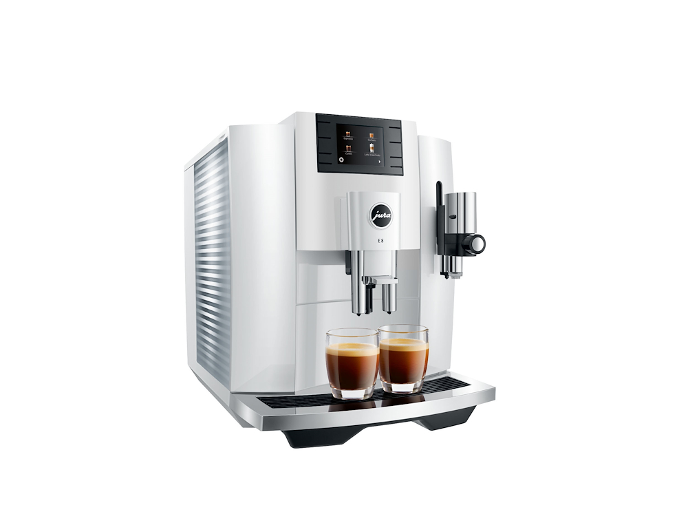 JURA E8PIANOWHITE - E8 Automatische Kaffeemaschine 15 Bar