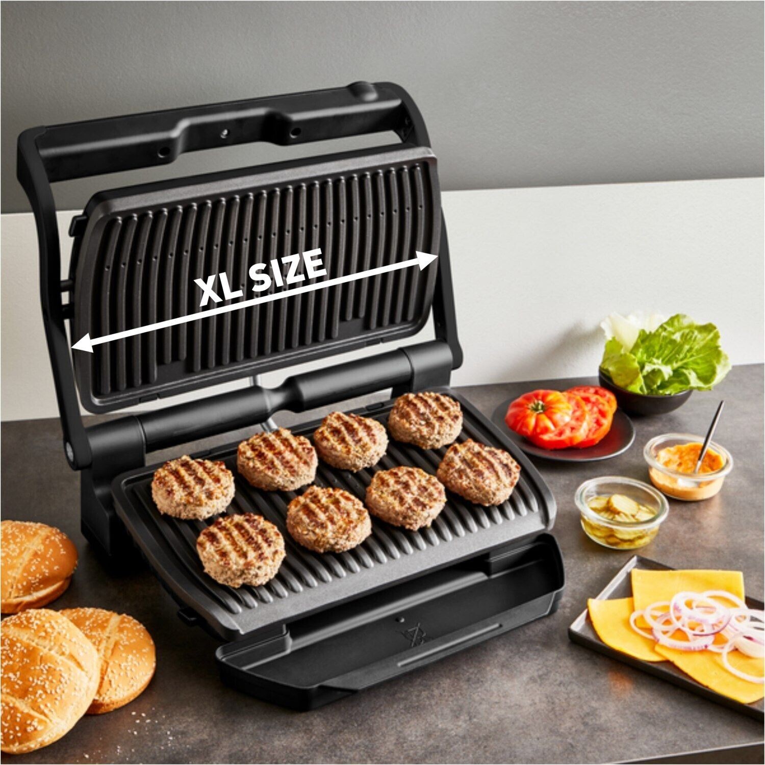 TEFAL GC7278 - GC7278 - OptiGrill+ Upgrade XL Kontaktgrill
