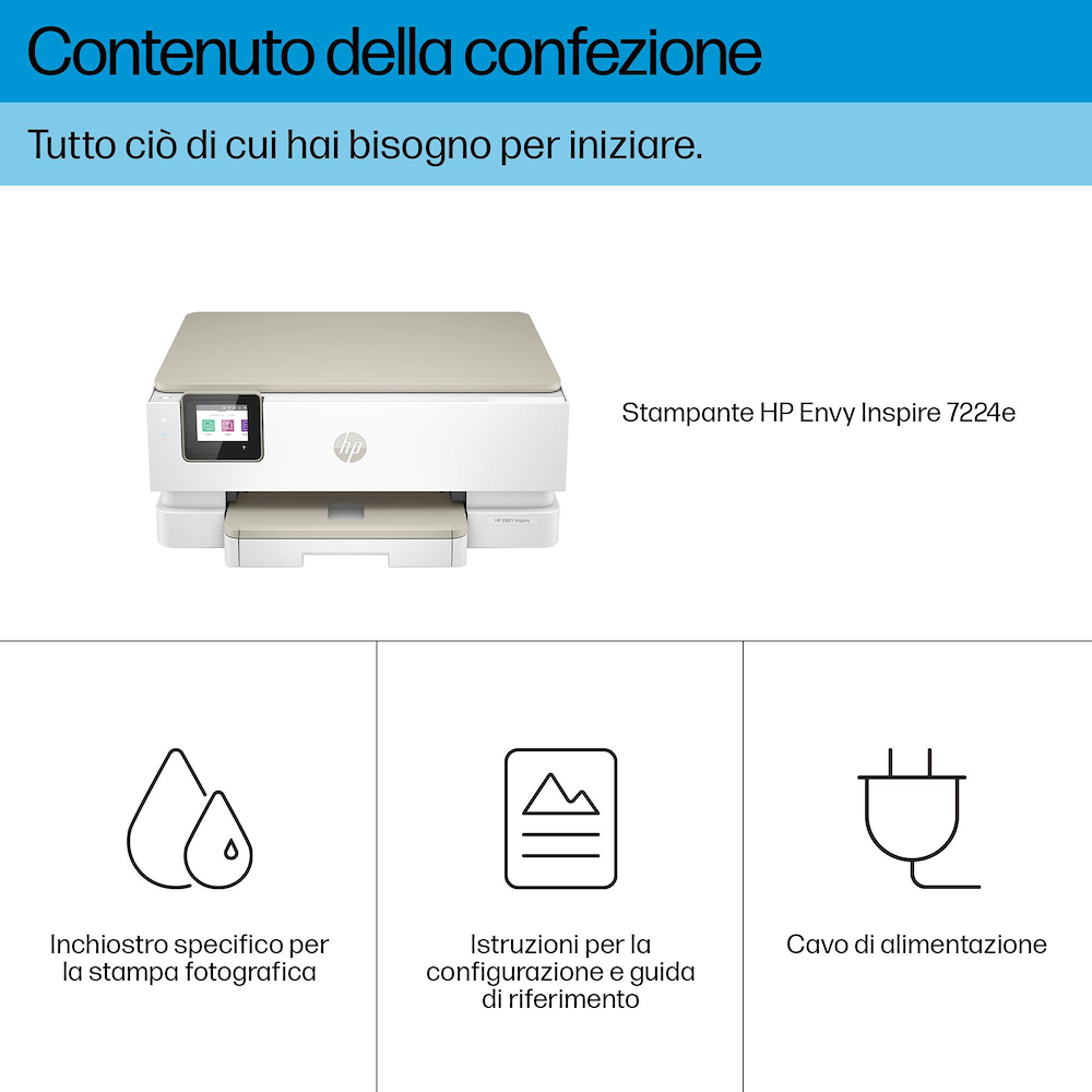 HP 349V2B - Envy Inspire 7224e Multifunktionsdrucker Wifi