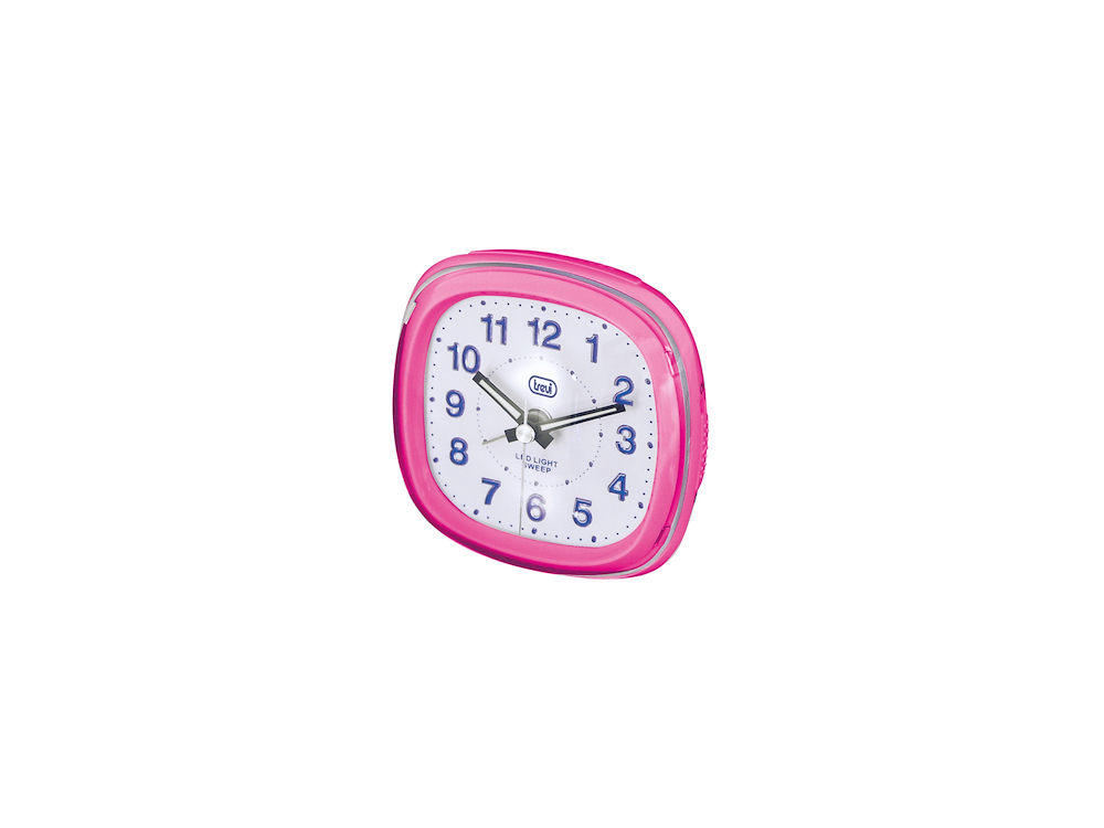 TREVI 0305000 - Quarz-Wecker mit LED-Hintergrundbeleuchtung