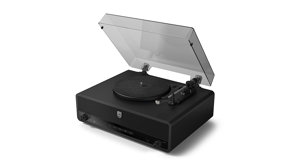 PHILIPS TAV3000B - Bluetooth Plattenspieler mit Lautsprechern