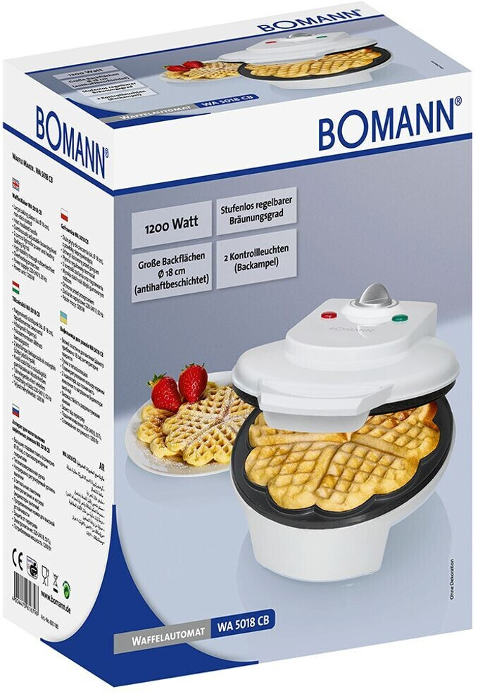 BOMANN 432570 - Bomann Waffeleisen WA 5018 CB