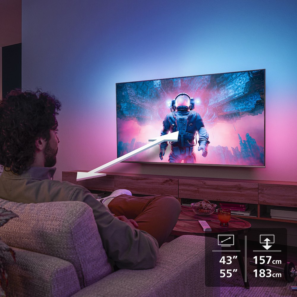 PHILIPS 43PUS8450 - 43 Zoll Smart QLED 4K TV
