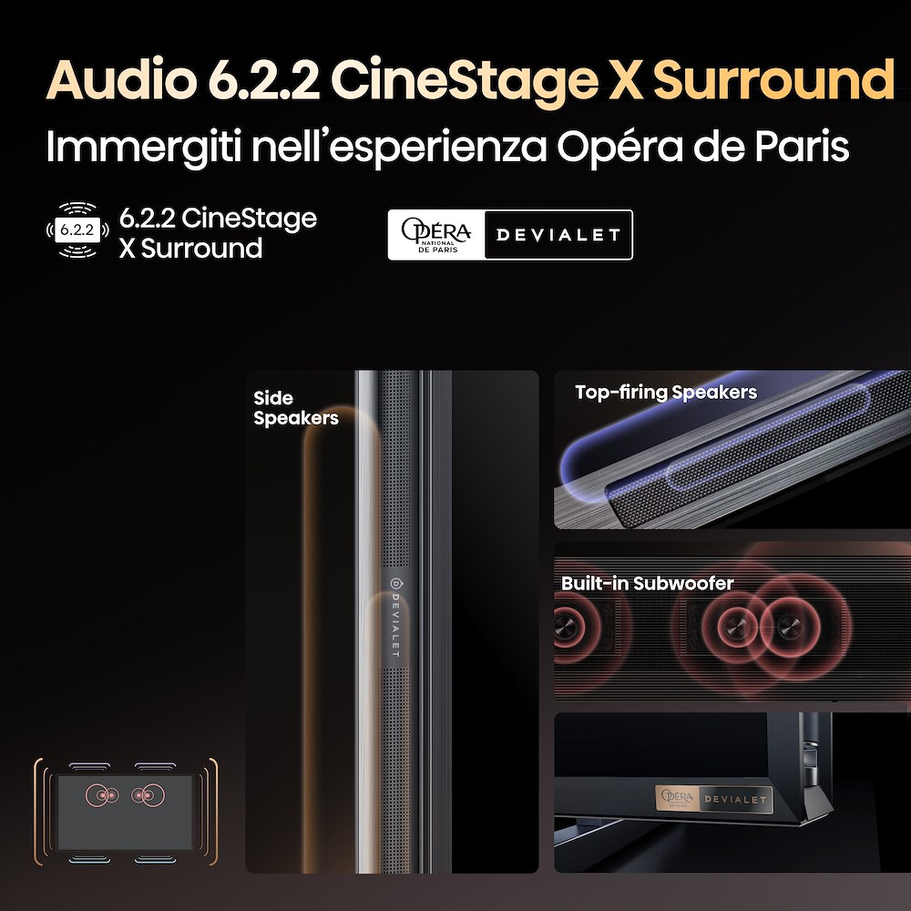 HISENSE 116UXQ - Smart TV RGB-MiniLED 116" 4K