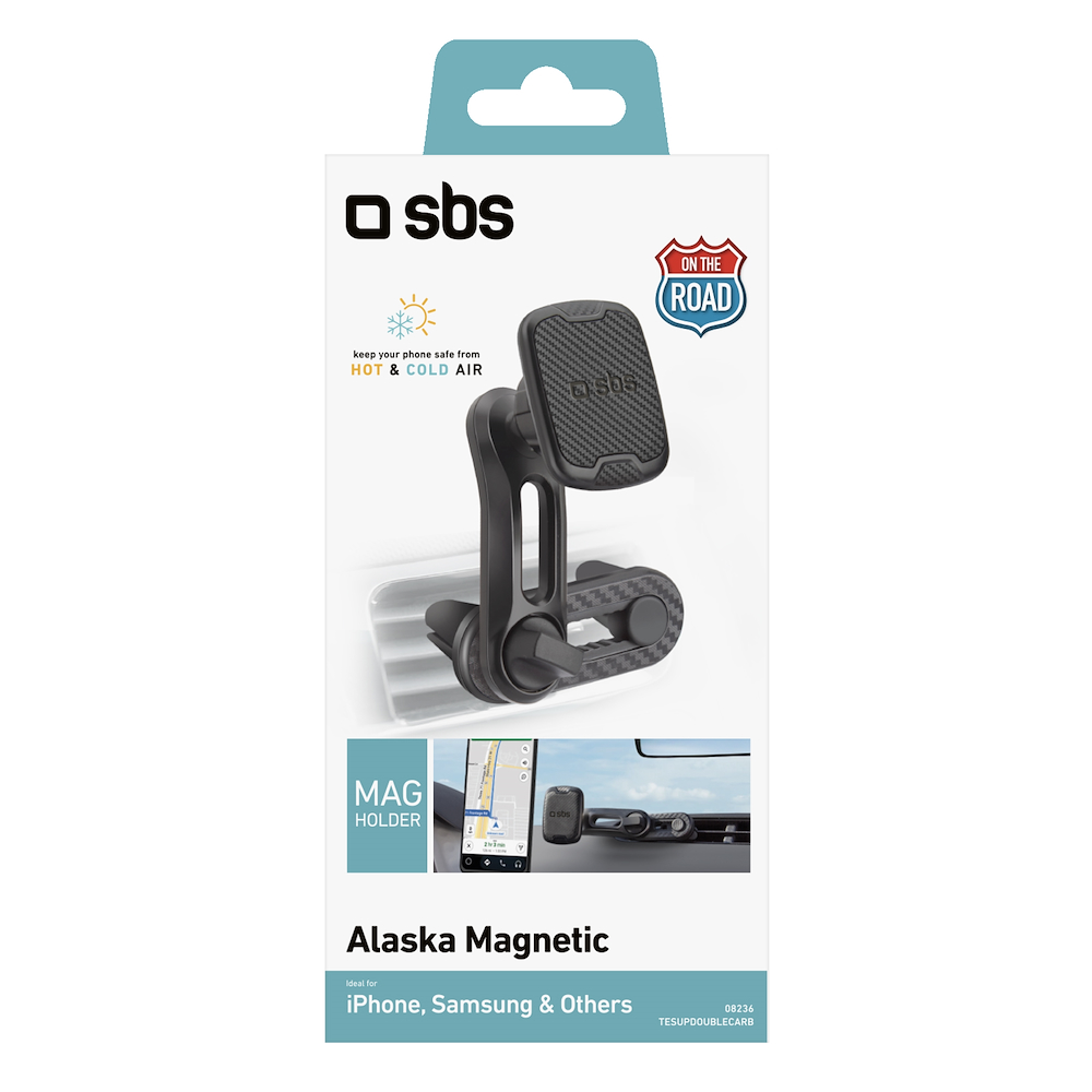 SBS TESUPDOUBLECARB - Universal Auto Halterung mit Magnetclip