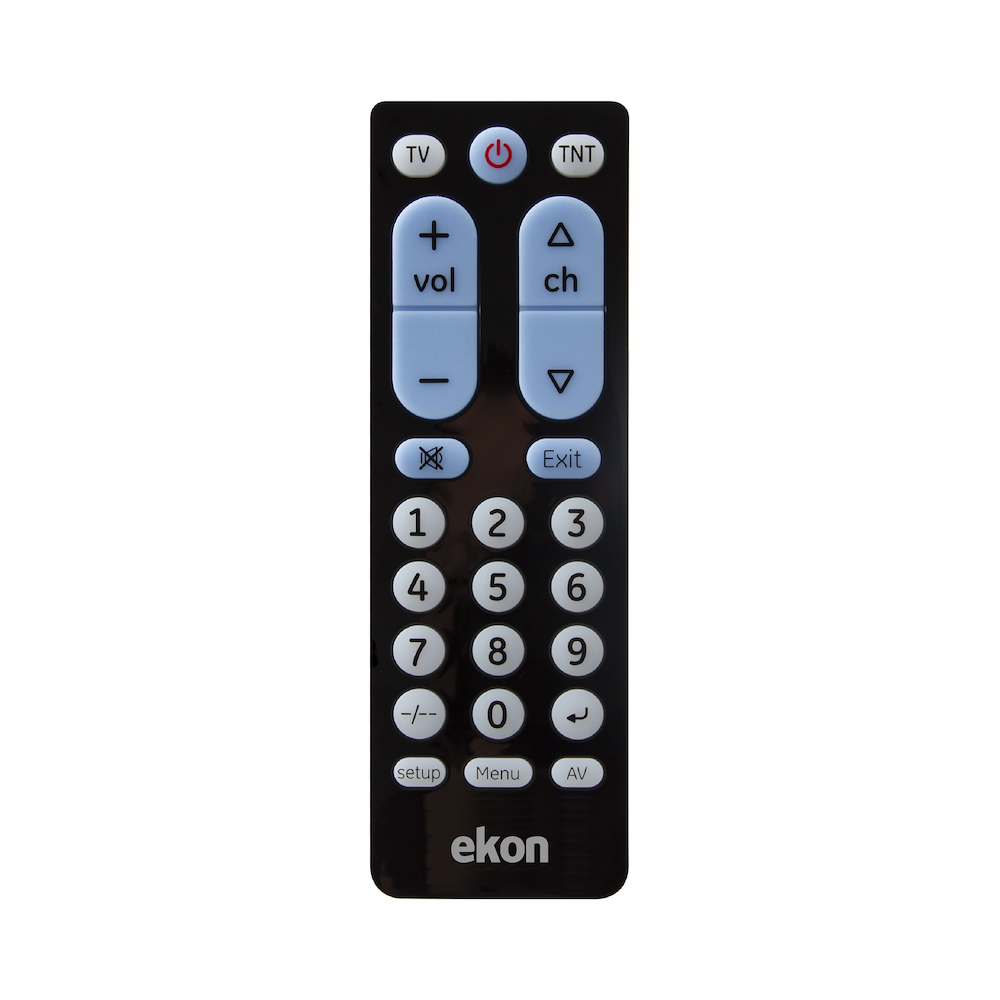 EKON ECREMOTE2 - Universeller 2-in-1 TV Fernbedienung