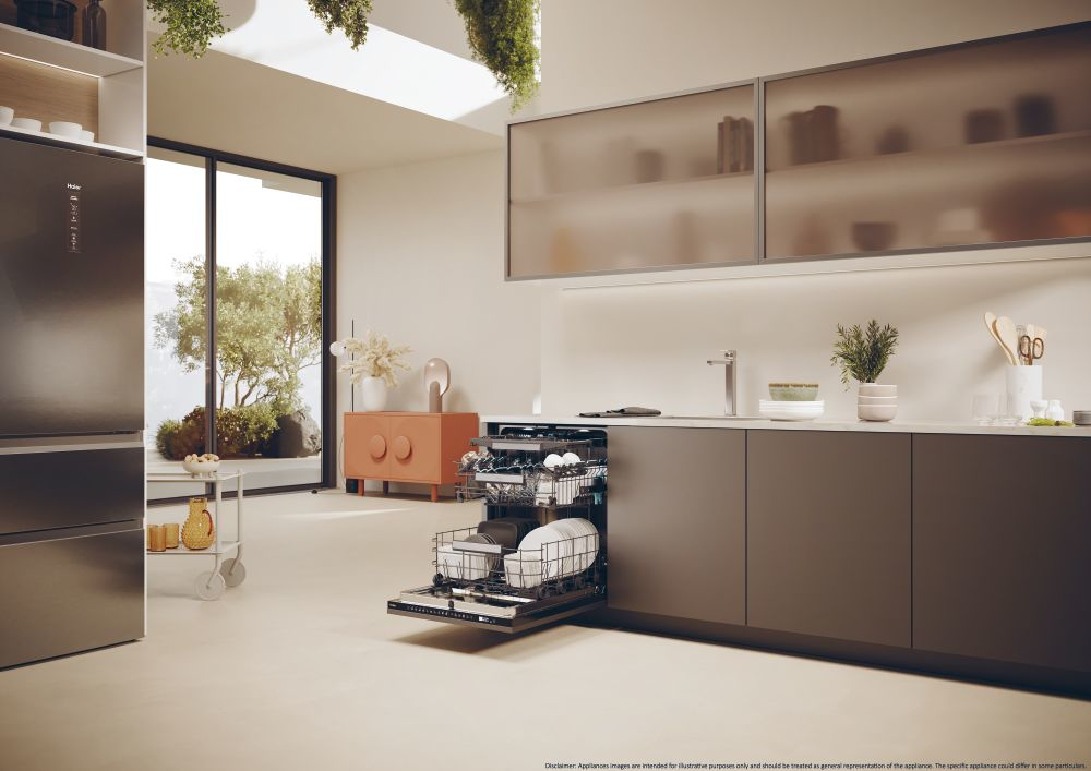 HAIER XI4A4M4PB - Haier 14 Besteck Integrierte Geschirrspüler