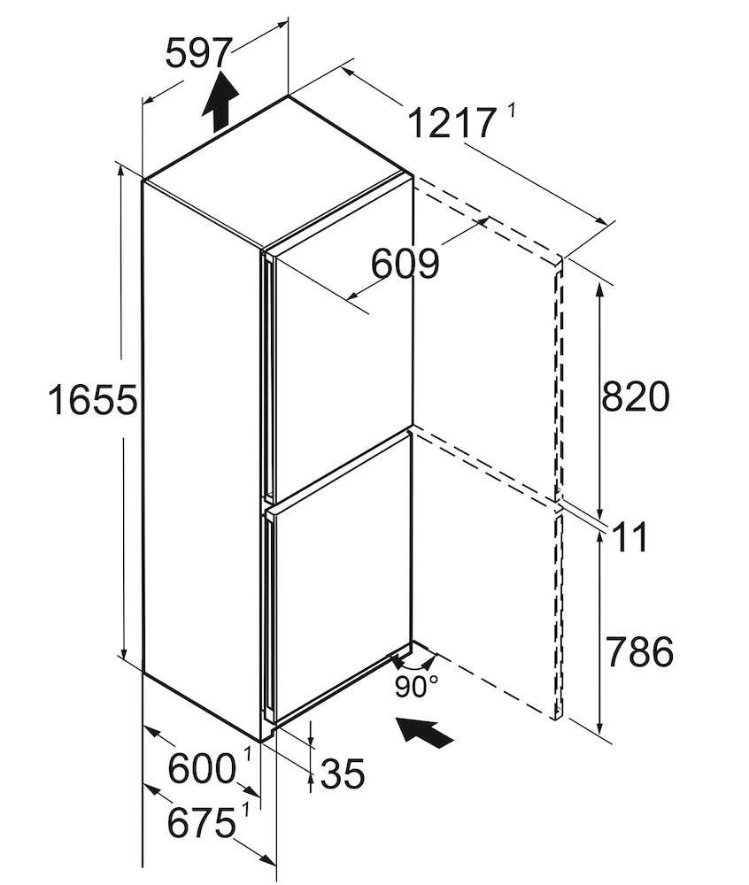 LIEBHERR CNSFD5023 - NoFrost Kombigerät mit DuoCooling Technologie