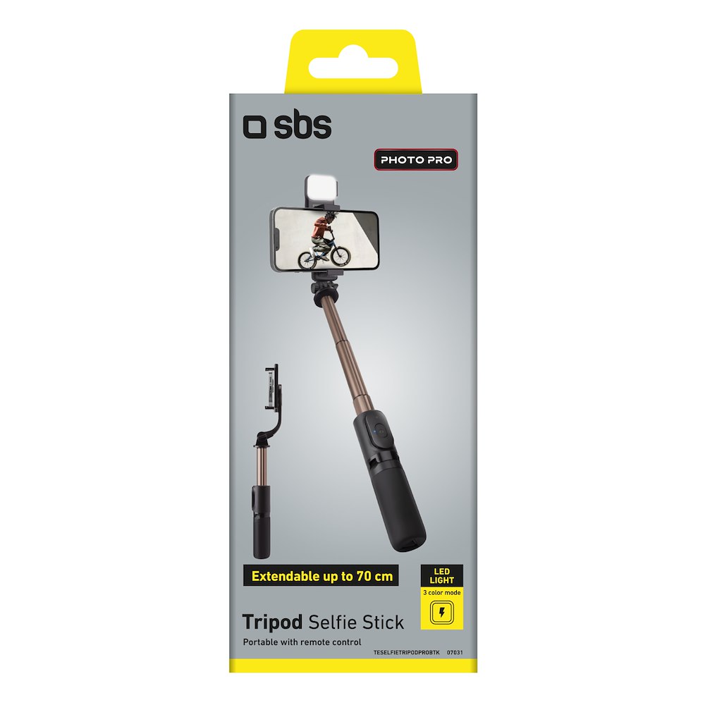 SBS TESELFIETRIPODPROBTK - Wireless Selfie Stativ