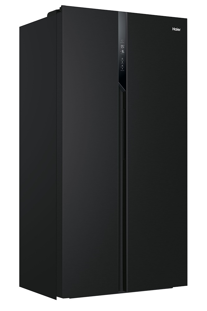 HAIER HSR3918ENPB - Side-By-Side Kühlschrank Schwarz 528L