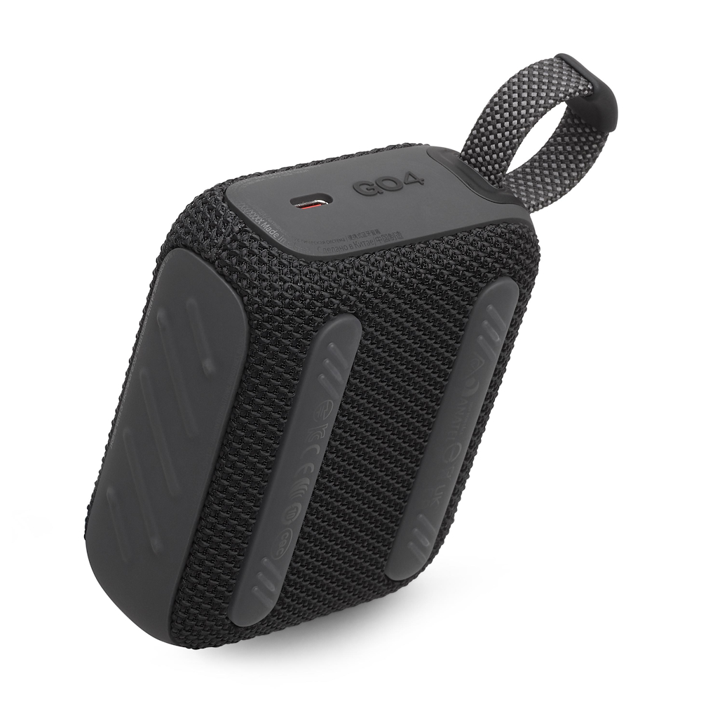 JBL JBLGO4BLK - GO 4 Tragbarer Bluetooth-Lautsprecher Schwarz