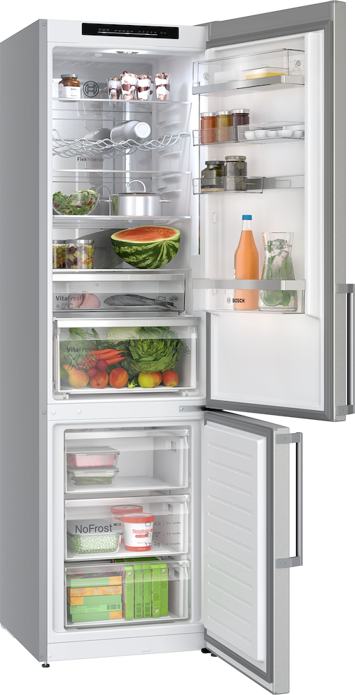 BOSCH KGN39AIAU - Kombikühlschrank 203x60 cm in Edelstahl