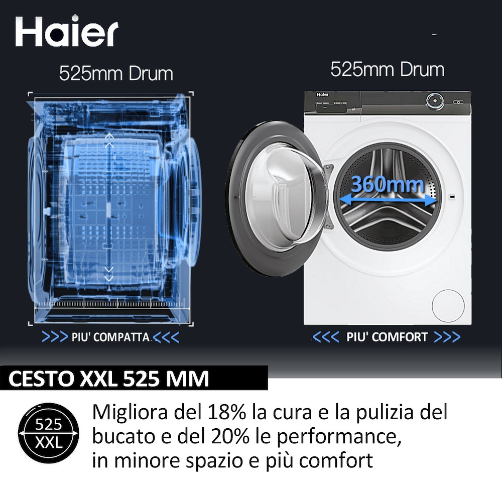 HAIER HW100BP14929AS - Frontlader Waschmaschine 10kg 1400U/min