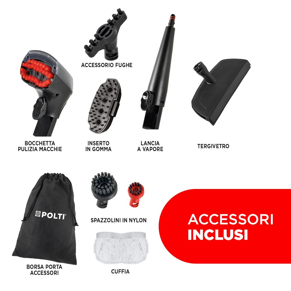 POLTI PTEU0325 - Dampfreiniger 2000W 4in1