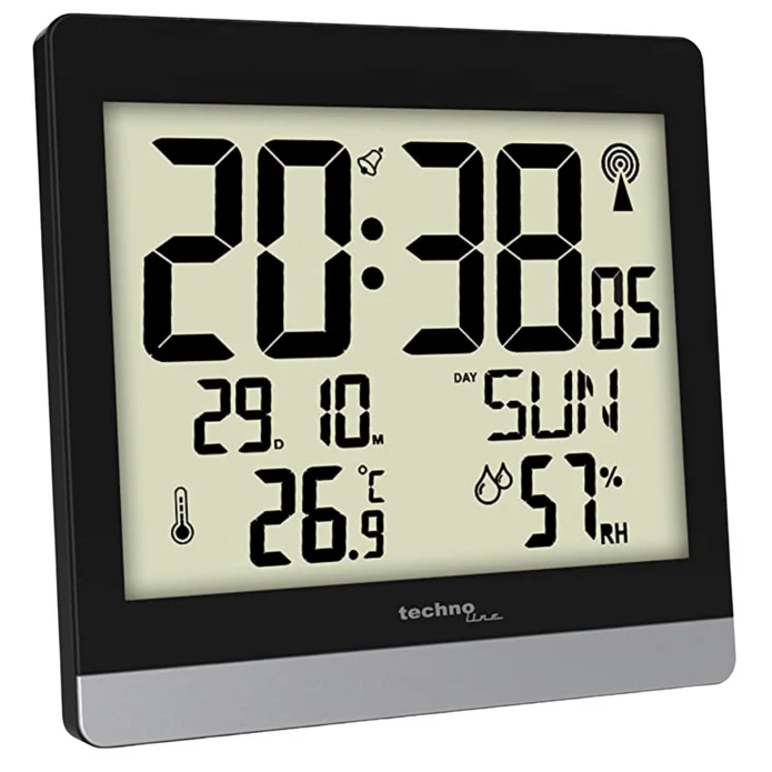 TECHNOLINE WS8014 - WS8014 Digitale Funkwanduhr