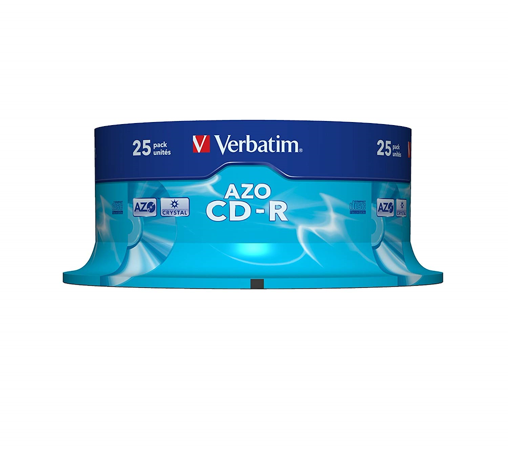 VERBATIM 43352 - 43352 0052493 CD-R 700MB 52X AZO mitF.A CAMPANA 25PZ