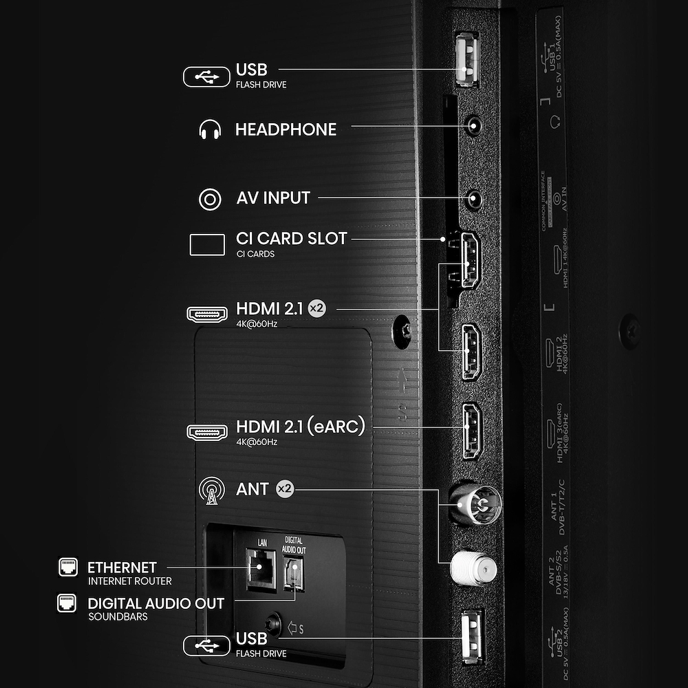 HISENSE 85A69Q - Smart TV 85" 4K