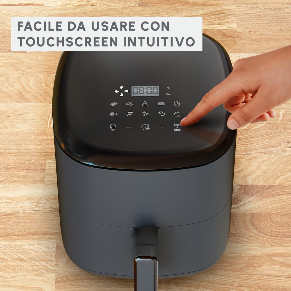 MOULINEX EZ245B - Heißluftfritteuse 5LT