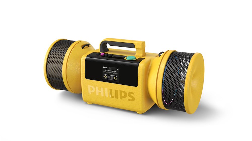 PHILIPS TAMS80Y/00 - Tragbarer Lautsprecher gelb