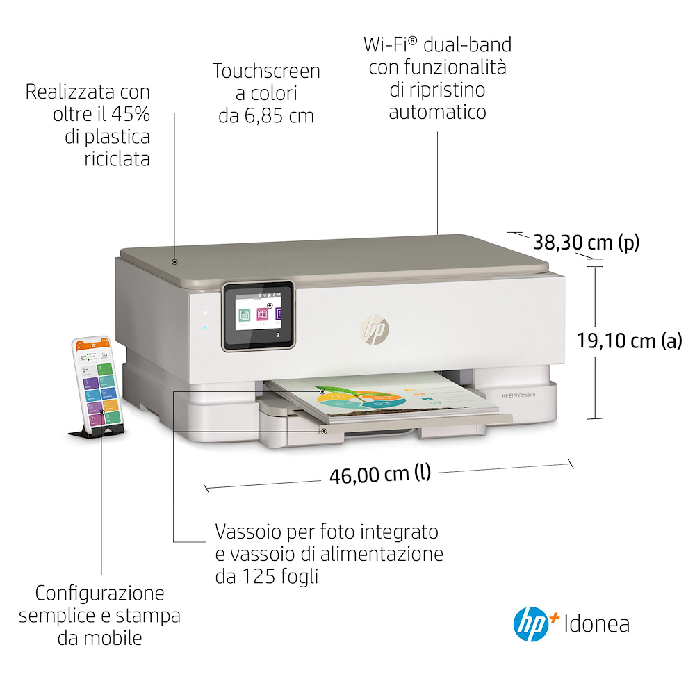 HP 349V2B - Envy Inspire 7224e Multifunktionsdrucker Wifi