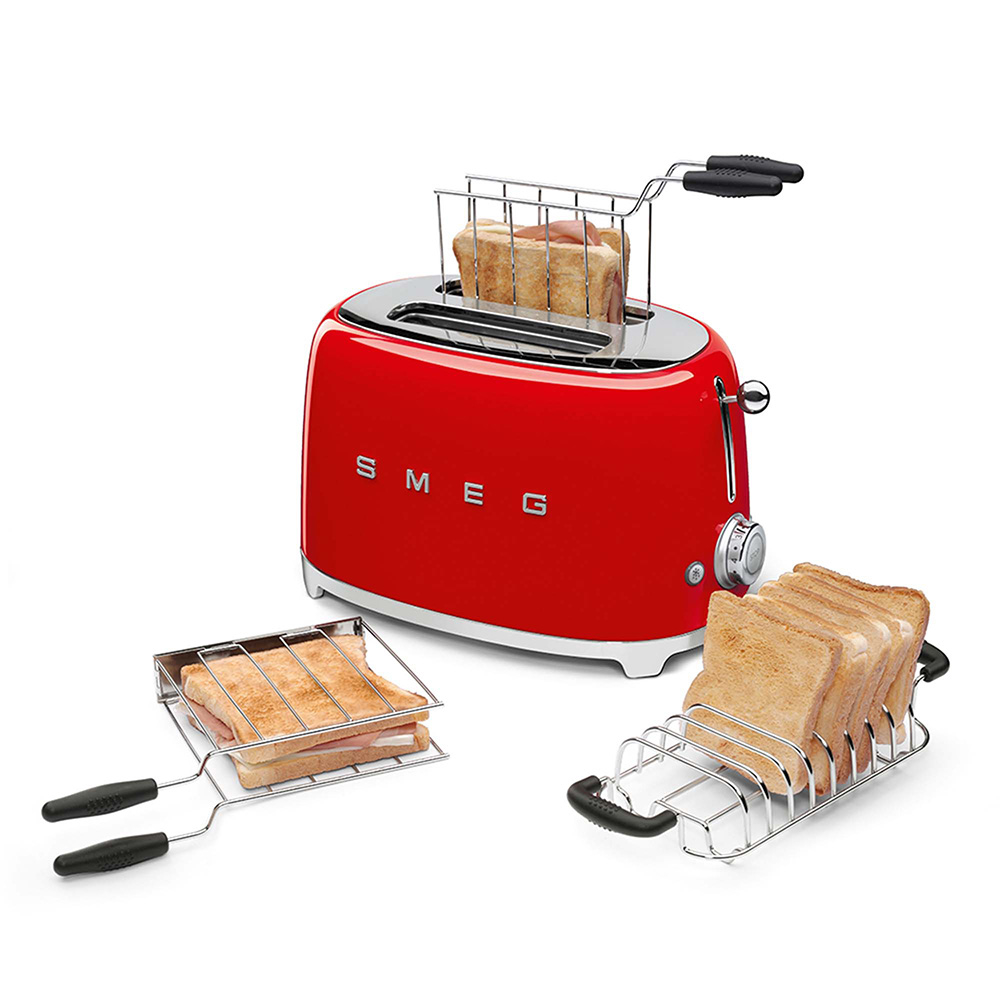 SMEG TSF01RDEU - Toaster 50er Jahre Stil