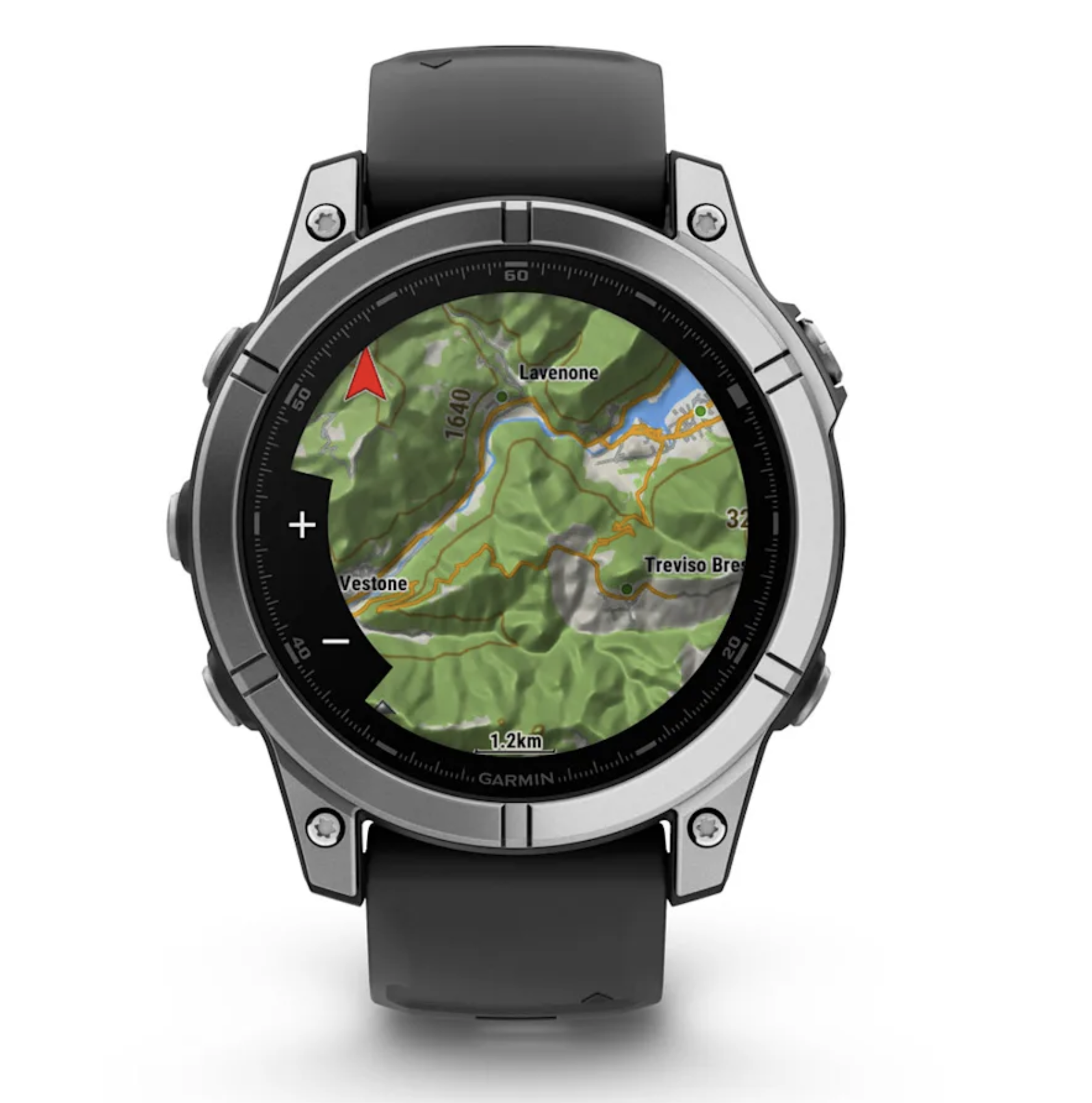 Garmin 0100302500 - Fenix E Edelstahl Smartwatch 47mm