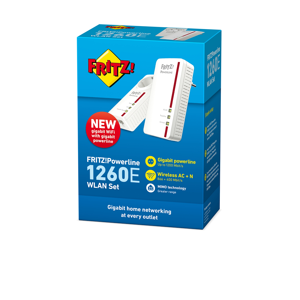 FRITZ! 20002819 - Powerline WLAN Set 1260E