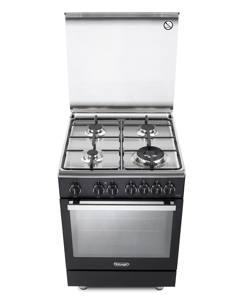 DE LONGHI PEMA64LSG - 60cm Gasherd mit 4 Brennern