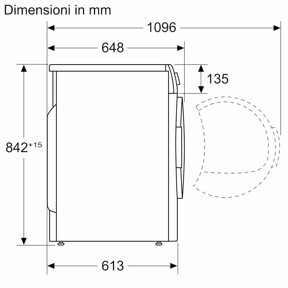 BOSCH WQN246D0IT - 9 kg Wärmepumpentrockner