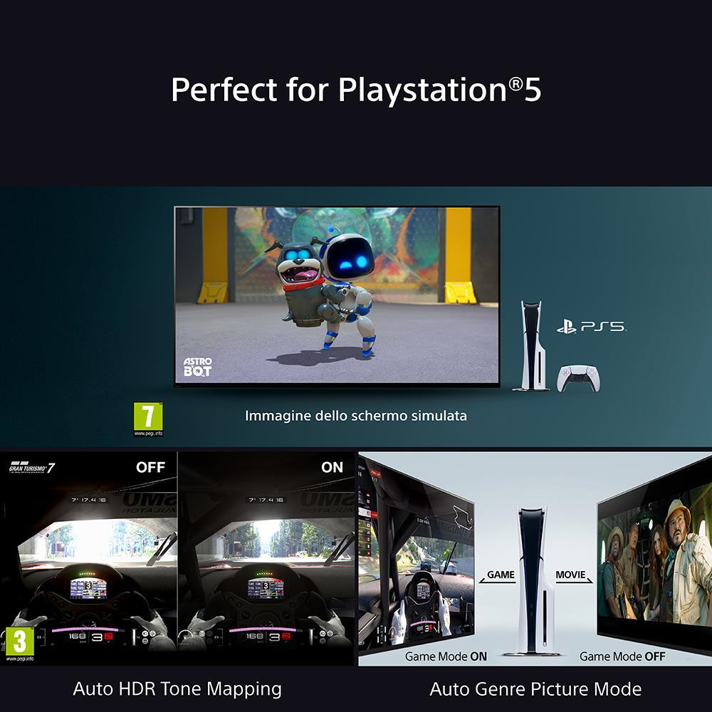 SONY K65XR8M25B - K65XR8M25B 0721308 TV QD-OLED 65"UHD 4K DVBT2/S2 SMART GOOGLE TV