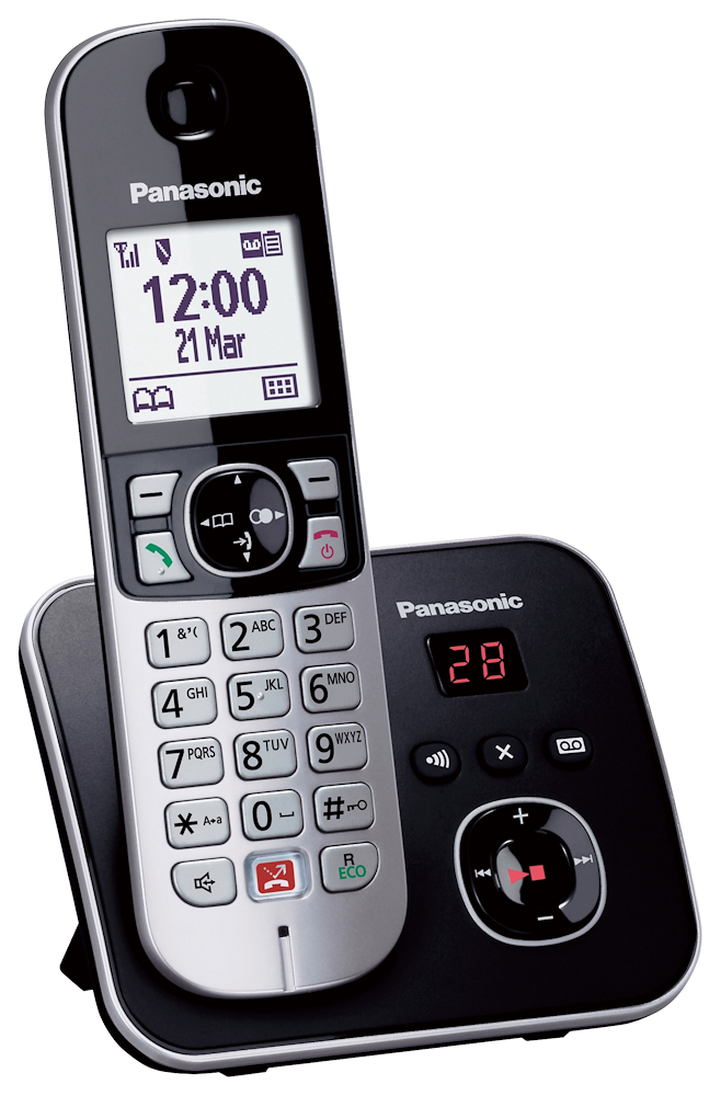 PANASONIC KXTG6861JTB - Panasonic Cordless Telefon mit Anruferblockierung