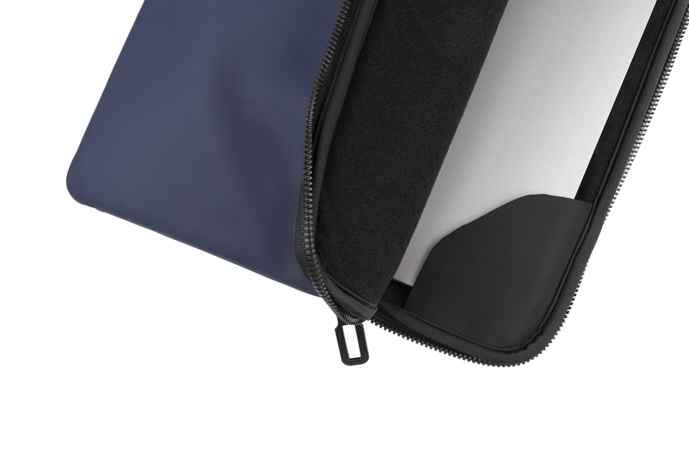 TUCANO BFGOM1516B - Slim Tasche aus gummiertem Material