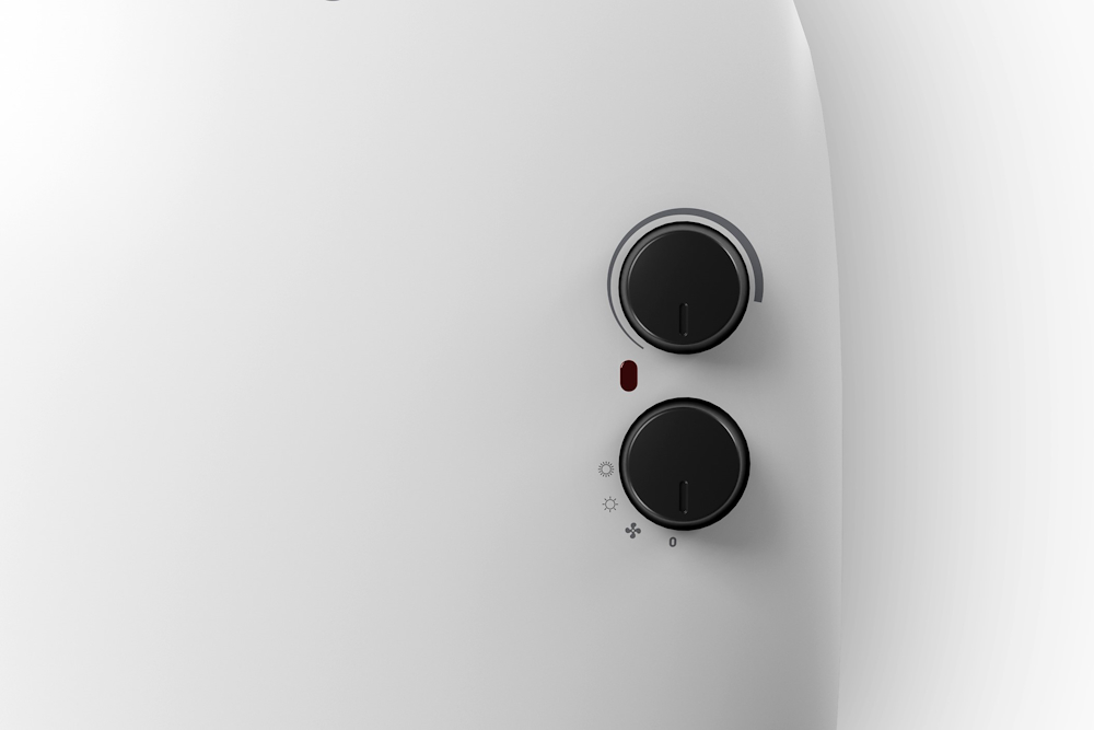 SPLENDID CALDORADIALE - Splendid Heizlüfter Tisch/Terra 1800W Weiß