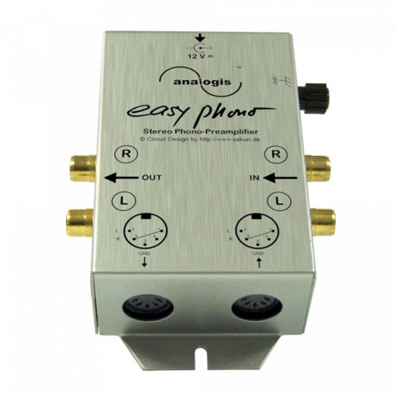 VARI 6030 - Stereo-Entzerrer-Vorverstärker mit Cinch- und 5-Pol-DIN-Anschluss