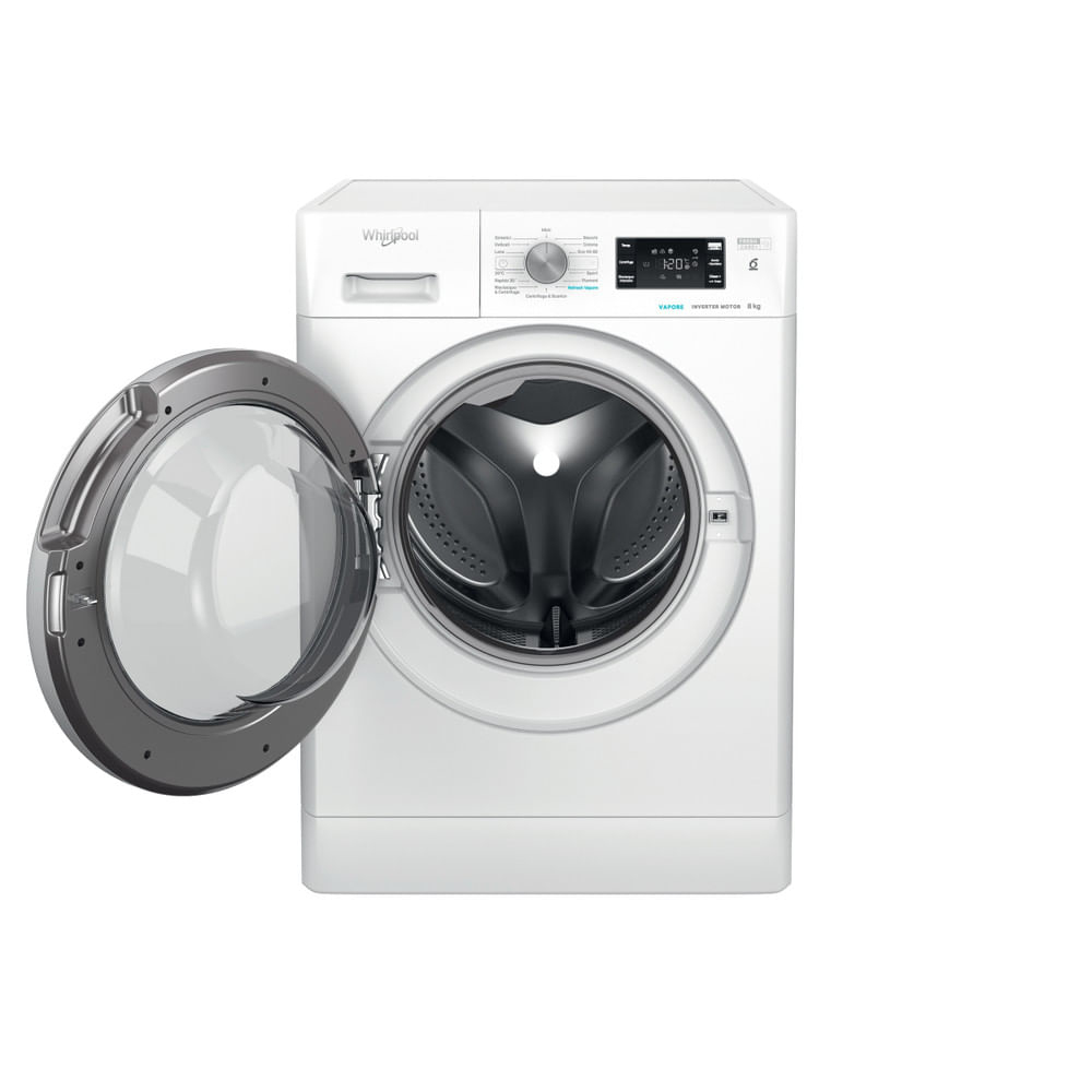 WHIRLPOOL FFB846SVIT - Frontlader Waschmaschine 8Kg mit Inverter Dampffunktion