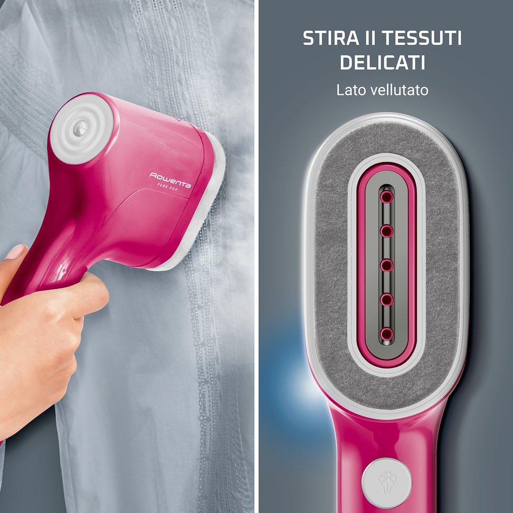 ROWENTA DR2023D1 - Tragbarer Dampfbügeleisen in Pink
