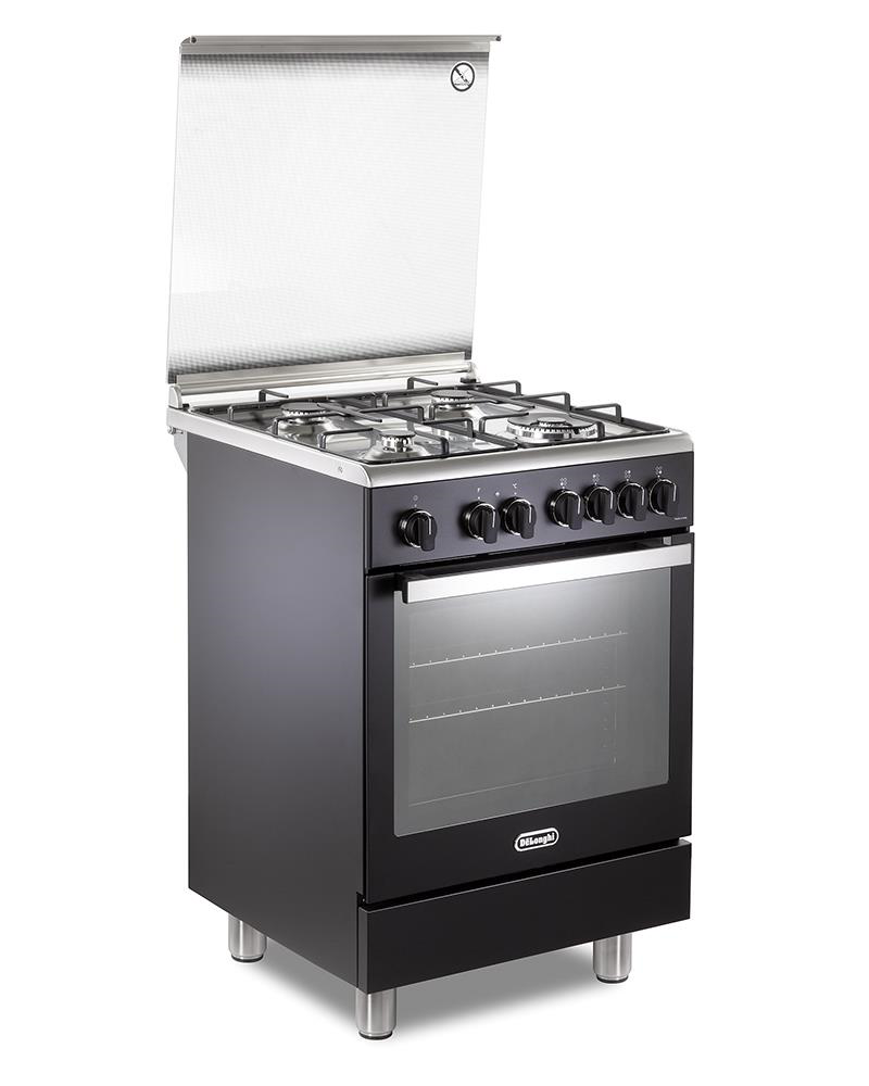 DE LONGHI PEMA64LSG - 60cm Gasherd mit 4 Brennern