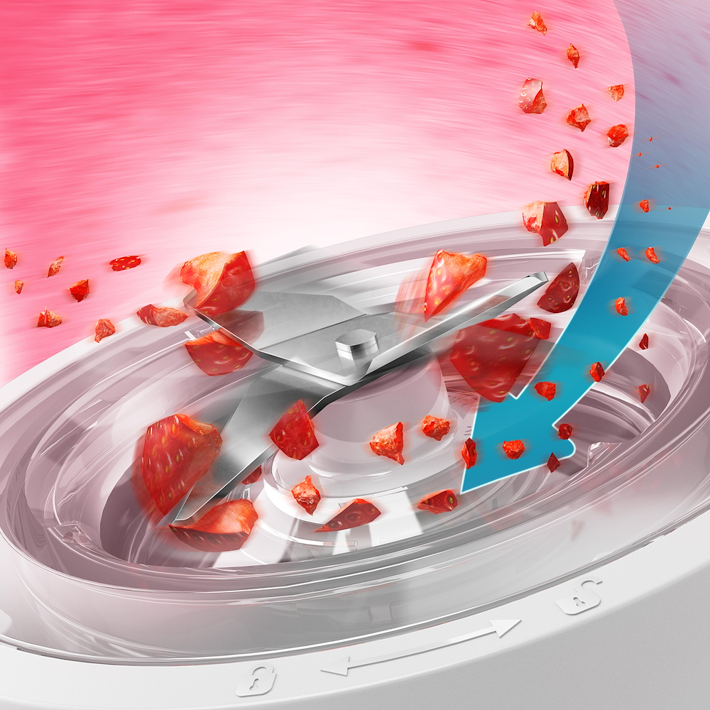 PHILIPS HR2041 - Philips Mixer 450W mit Eiszerkleinerer