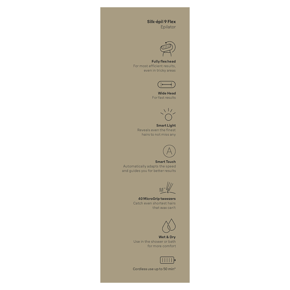 BRAUN SES90113D - Braun Silk-épil 9-011 Flex Epilierer