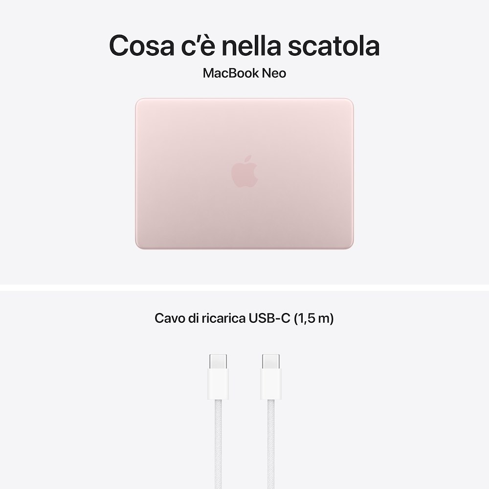 APPLE MHFH4TA - MacBook Neo 13"A18 Pro Rosa