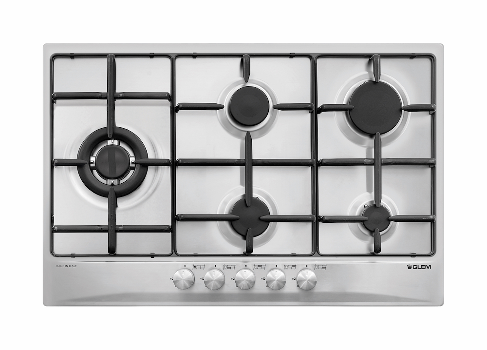 GLEM GAS DGP75X - Glem Gas Gaskochfeld 75 cm Edelstahl