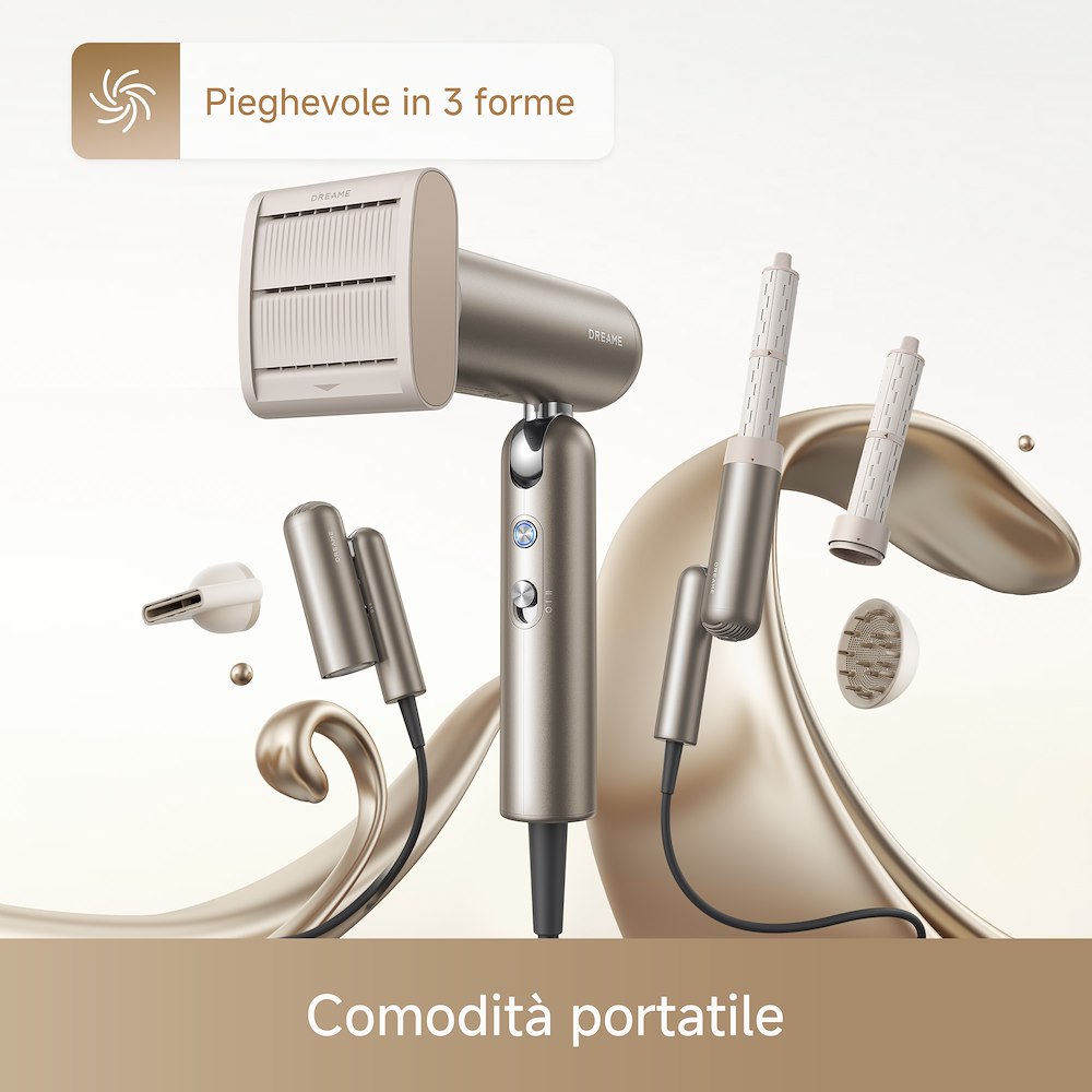 DREAME DREHD51PROGL - FÖHN 1300W POCKET PRO GOLD