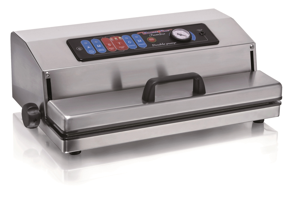 MAGIC VAC V702PK1 - V702PK1 0006880 MACCH.SOTTOVUOTO 380W DOPPIA POMPA JUMBO INOX