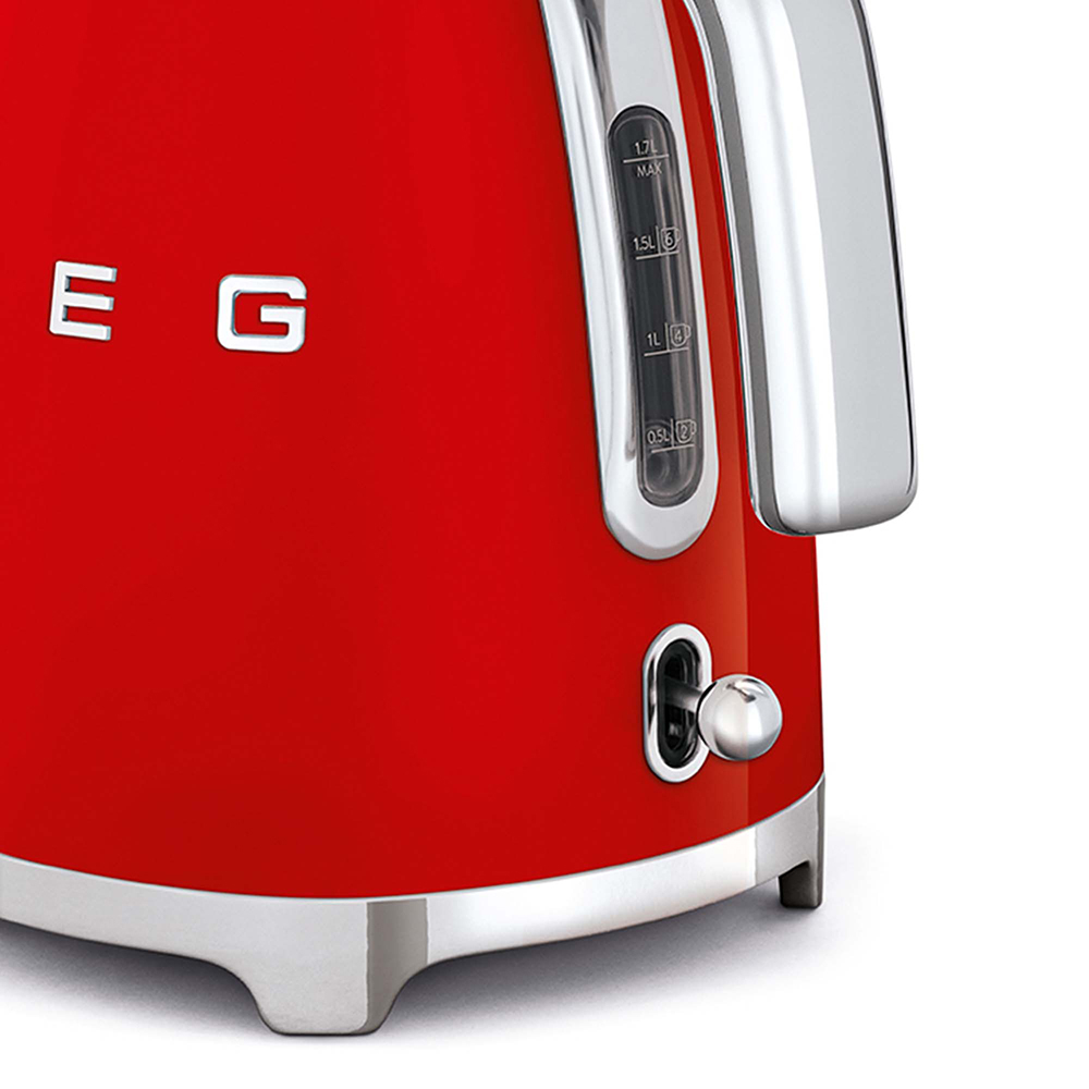 SMEG KLF03RDEU - Wasserkocher im 50er Jahre Stil Rot