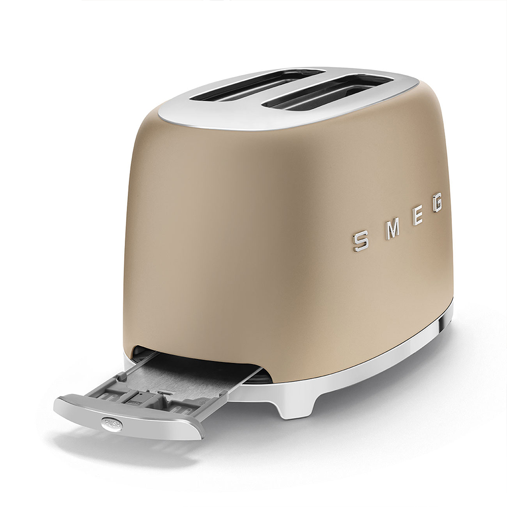 SMEG TSF01CHMEU - Toaster 50er Jahre Gold