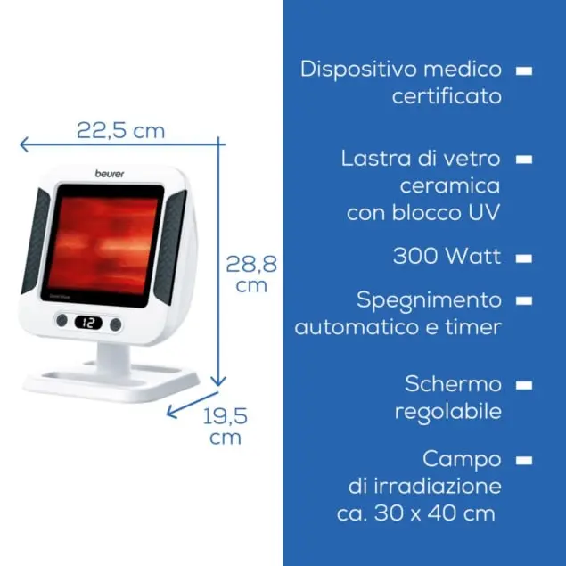 BEURER IL60 - Beurer IL60 Infrarot-Wärmestrahler